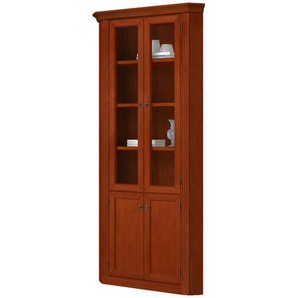 maison bleue Eckvitrine  Petit Chalet ¦ braun ¦ Maße (cm): B: 76 H: 226 T: 76