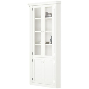 maison bleue Eckvitrine  Petit Chalet ¦ weiß ¦ Maße (cm): B: 75 H: 226 T: 75.0