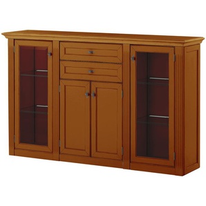 maison bleue Highboard  Petit Chalet ¦ braun ¦ Maße (cm): B: 192 H: 119 T: 44.0