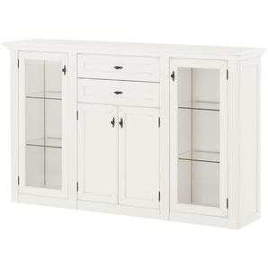 maison bleue Highboard  Petit Chalet ¦ weiß ¦ Maße (cm): B: 193 H: 119 T: 44