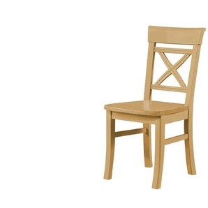 maison bleue Holzstuhl  Florian ¦ holzfarben ¦ Maße (cm): B: 45 H: 94 T: 43.0