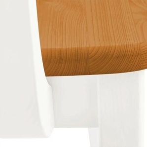 maison bleue Holzstuhl  Florian ¦ weiß ¦ Maße (cm): B: 61 H: 94 T: 43.0