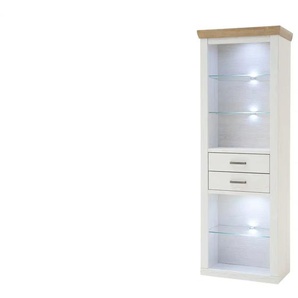 maison bleue Kombi-Regal Xanten - weiß - Materialmix - 73 cm - 210 cm - cm 40,0 | Möbel Kraft