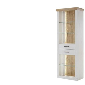 maison bleue Kombi-Regal Zara - weiß - Materialmix - 71 cm - 205 cm - cm 40,0 | Möbel Kraft