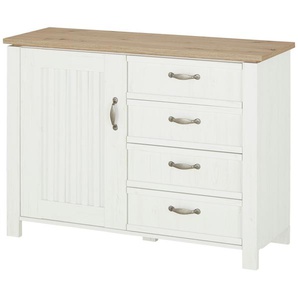 maison bleue Kommode  Trient ¦ weiß ¦ Maße (cm): B: 117 H: 86 T: 41.0