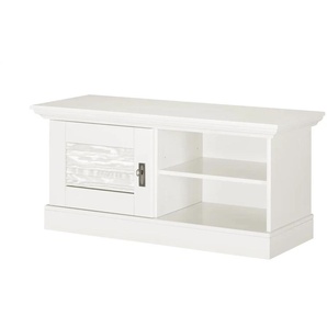 maison bleue Lowboard  Fancy ¦ weiß ¦ Maße (cm): B: 118,5 H: 53,4 T: 48.0