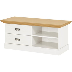 maison bleue Lowboard  Florian ¦ weiß ¦ Maße (cm): B: 118,5 H: 53,4 T: 48.0