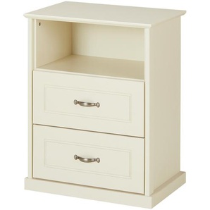 maison bleue Nachtkommode  Provence ¦ creme ¦ Maße (cm): B: 55 H: 70 T: 37