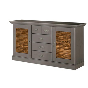 maison bleue Sideboard Fancy - grau - Materialmix - 171,3 cm - 90,1 cm - cm 48,0 | Möbel Kraft