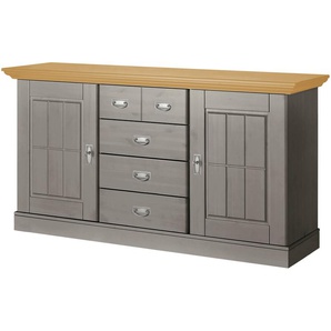 maison bleue Sideboard  Florian ¦ grau ¦ Maße (cm): B: 171,3 H: 90,1 T: 48.0
