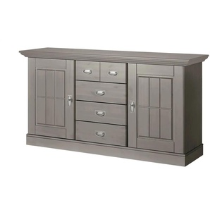 maison bleue Sideboard Florian - grau - Materialmix - 171,3 cm - 90,1 cm - cm 48,0 | Möbel Kraft
