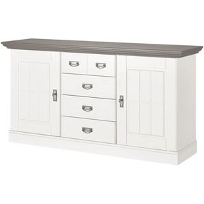 maison bleue Sideboard  Florian ¦ weiß ¦ Maße (cm): B: 171,3 H: 90,1 T: 48.0