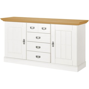 maison bleue Sideboard  Florian ¦ weiß ¦ Maße (cm): B: 171,3 H: 90,1 T: 48.0