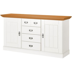 maison bleue Sideboard  Florian ¦ weiß ¦ Maße (cm): B: 171,3 H: 90,1 T: 48.0