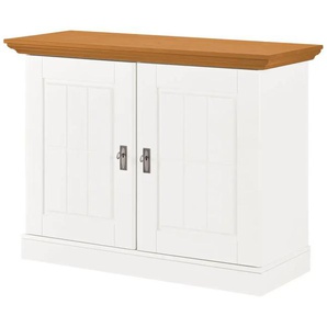 maison bleue Sideboard Florian - weiß - Materialmix - 118,5 cm - 90,1 cm - cm 48,0 | Möbel Kraft