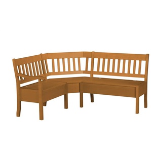 maison bleue Truhen-Eckbank massiv Bendix - holzfarben - Materialmix - 93 cm | Möbel Kraft