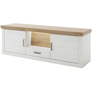 maison bleue TV-Element  Zara ¦ weiß ¦ Maße (cm): B: 181 H: 62 T: 50