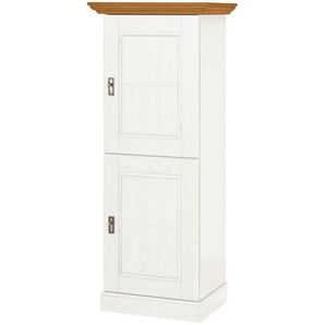 maison bleue Vitrine  Florian ¦ weiß ¦ Maße (cm): B: 65,7 H: 163,5 T: 48.0