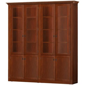 maison bleue Vitrine  Petit Chalet ¦ braun ¦ Maße (cm): B: 208 H: 226 T: 44.0