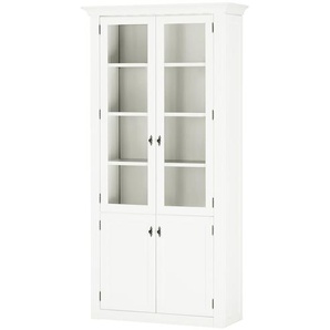 maison bleue Vitrine  Petit Chalet ¦ weiß ¦ Maße (cm): B: 113 H: 226 T: 44.0