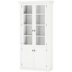 maison bleue Vitrine  Petit Chalet ¦ weiß ¦ Maße (cm): B: 113 H: 226 T: 44