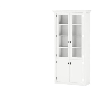 maison bleue Vitrine Petit Chalet - weiß - Materialmix - 113 cm - 226 cm - cm 44,0 | Möbel Kraft