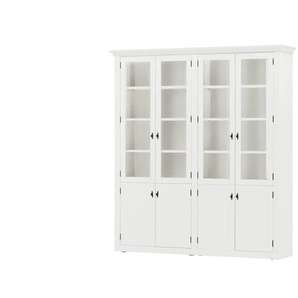 maison bleue Vitrine Petit Chalet - weiß - Materialmix - 208 cm - 226 cm - cm 44,0 | Möbel Kraft