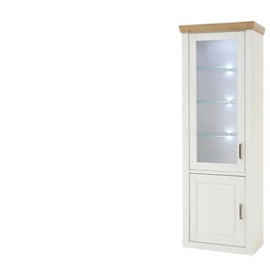 maison bleue Vitrine Xanten - weiß - Materialmix - 73 cm - 210 cm - cm 40,0 | Möbel Kraft