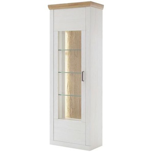 maison bleue Vitrine  Zara ¦ weiß ¦ Maße (cm): B: 71 H: 205 T: 40.0