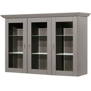 maison bleue Vitrinenaufsatz für Sideboard Florian - grau - Materialmix - 171,3 cm - 112 cm - cm 48,0 | Möbel Kraft