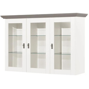 maison bleue Vitrinenaufsatz für Sideboard Florian ¦ weiß ¦ Maße (cm): B: 171,3 H: 112 T: 48.0