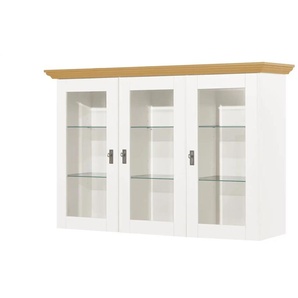 maison bleue Vitrinenaufsatz für Sideboard Florian ¦ weiß ¦ Maße (cm): B: 171,3 H: 112 T: 48.0