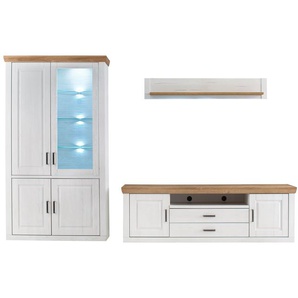 maison bleue Wohnkombination  Xanten ¦ weiß ¦ Maße (cm): B: 316 H: 210 T: 52.0