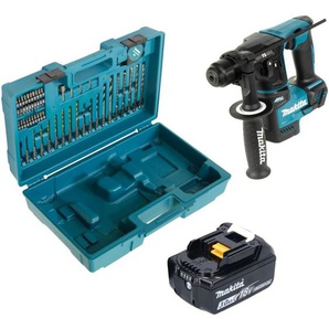 Dhr 171 F1X3 Akku Bohrhammer 18 v 1,2 j SDS-Plus Brushless + 1x Akku 3,0 Ah + 65 tlg. Zubehör Set + Koffer - ohne Ladegerät - Makita