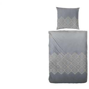 Mako-Satin Bettwäsche-Set - grau - Materialmix - 135 cm - 1 cm | Möbel Kraft