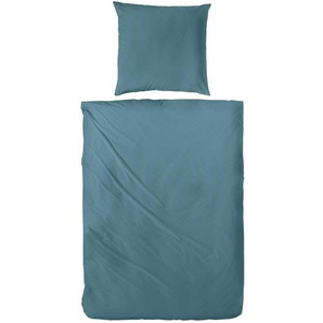 Mako-Satin Bettwäsche-Set | grün | 240 cm | 1 cm |