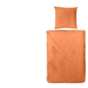 Mako-Satin Bettwäsche-Set - orange - Materialmix - 155 cm - 1 cm | Möbel Kraft