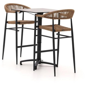Manifesto Belpasso/Canzo 70 cm Gartenbar-Set 3-Teilig Stapelbar
