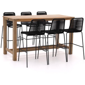 Manifesto Mussa/ROUGH-X 180 cm Gartenbar-Set 7-teilig stapelbar