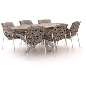 Manifesto Novara /ROUGH-Y 200 cm Gartenmöbel-Set 7-teilig