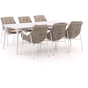 Manifesto Novara/Sora 220 cm Gartenmöbel-Set 7-teilig