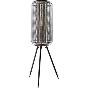 Marama Stehleuchte Denton , Schwarz , Metall , 111 cm , Lampen & Leuchten, Innenbeleuchtung, Stehlampen, Stehlampen