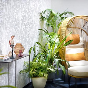 Marburg Vliestapete Palm, geprägt, Kunst, Motiv, glänzend, Kunst moderne Tapete für Wohnzimmer Schlafzimmer Küche