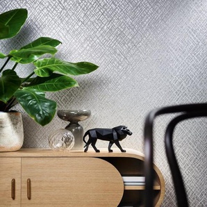 Marburg Vliestapete Wildness, geprägt, Kunst, glänzend, kariert, Kacheln moderne Tapete für Wohnzimmer Schlafzimmer Küche