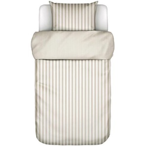 Marc OPolo Bettwäsche Classic Stripe, Sand, Textil, Streifen, 135x200 cm, Gots, Schlaftextilien, Bettwäsche, Bettwäsche, Satin-Bettwäsche