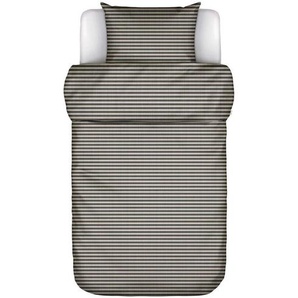 Marc OPolo Bettwäsche Olle, Schwarz, Textil, Karo, 135x200 cm, Schlaftextilien, Bettwäsche, Bettwäsche, Flanell-Bettwäsche