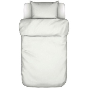 Marc OPolo Bettwäsche Senja, Grau, Textil, Uni, 135x200 cm, Gots, Schlaftextilien, Bettwäsche, Bettwäsche