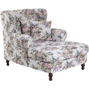 Mareille Big Sessel Flachgewebe Rose Buche Nussbaumfarben