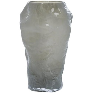 Marinella Vase Glas silber/grau 18x18x30,5 cm