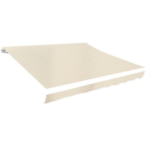 Markisenbespannung Canvas Creme 4x3 m (ohne Rahmen)